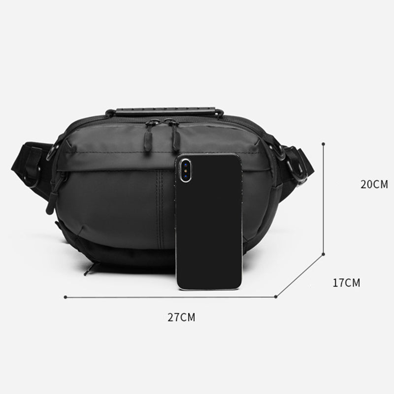 OZUKO 9260 Men Waterproof Crossbody Chest Bag Outdoor Sports Waist Bag OZUKO 9260 Men Waterproof Crossbody Chest Bag Outdoor Sports Waist Bag
